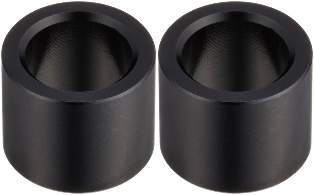 POSH FAITH Motorcycle Supplies Bracket Spacer (T10) 2 Pieces Black 101008-16