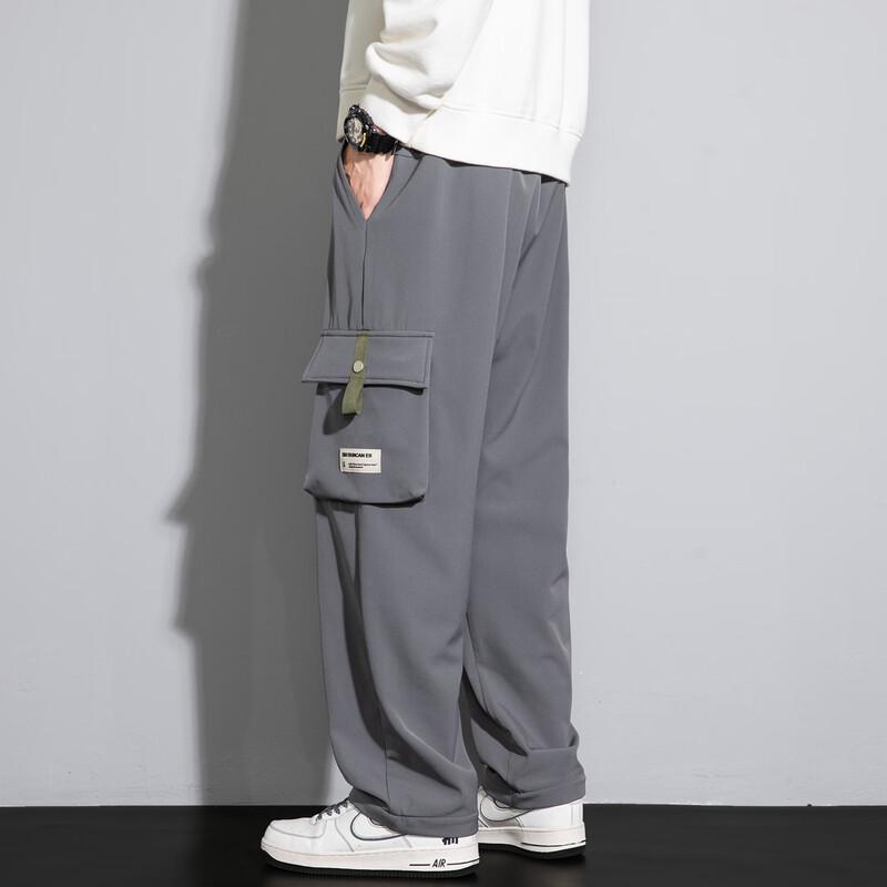 VANCAMEL Men's American Streetwear Cargo Pants