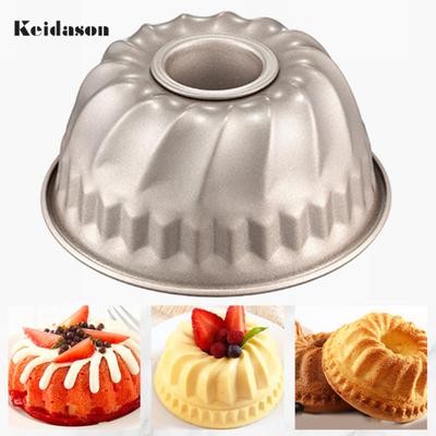Forma de bolo de aço carbono resistente de 4 polegadas, fácil de remover, ferramenta de desmoldagem para massas
