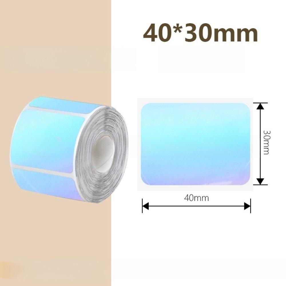 230pcs New Thermal Laser Label Paper Waterproof 40x30 Mm Rectangular Label Self Adhesive Tear-resistant Printer Paper