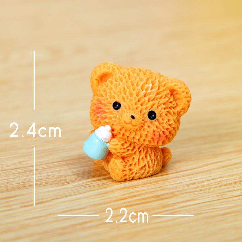Micro Landscape Decorative Items, Cute Pajamas, Bear Home Desktop, Car Resin Craft Decorative Small Items