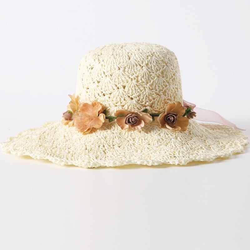 Summer Hats for Women Flower Garland 