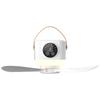 Portable USB Rechargeable Camping Fan with LED Light