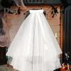Halloween Veil Double-Layered Ribbon Bow Decoration Soft Mesh Veil Wedding Halloween Cosplay Photography Accessories