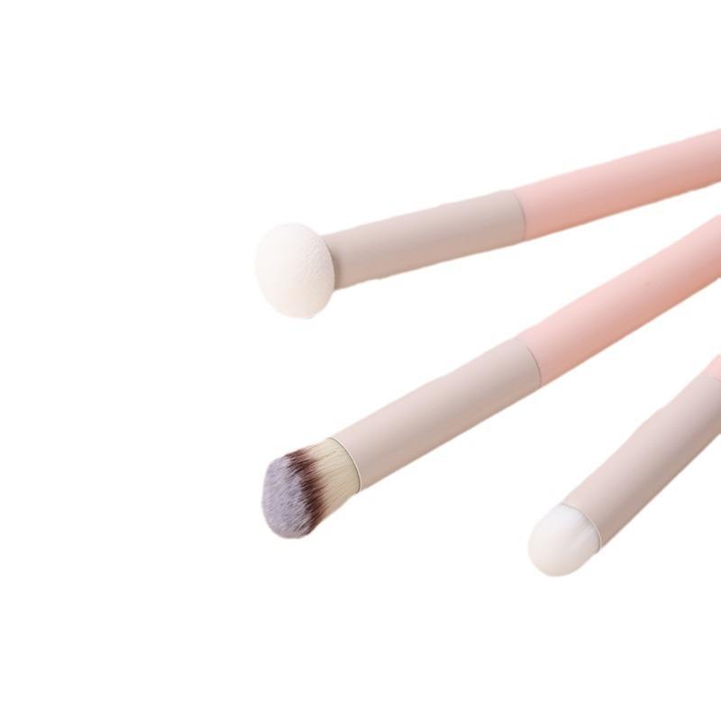 Set da 3 pezzi Pennelli per Trucco Correttore Pennello Morbido Multifunzionale Per Bellezza Cosmetica Rossetto Cipria per Labbra Fondotinta Contouring