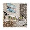 Ruit Patroon Acryl Wandspiegel Decoratieve Sticker