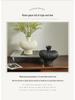 Retro Wabi-Sabi Ceramic Vase with Artificial Flowers