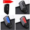 Silicon Carbon Fiber Abs Matte Car Key Cover Case For Volkswagen Vw Golf7 Mk7 Seat Ibiza Leon Fr 2 Altea Aztec For Skoda Octavia