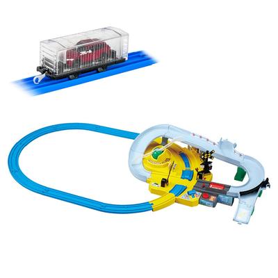 [Manufacturer's Bonus Included] Takara Tomy Plarail Play with Tomica! Round-the-Round Railroad Crossing Train Toy for Ages 3 and Up