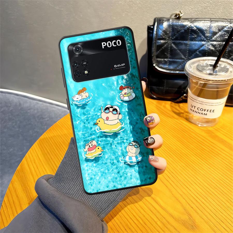 

Мультяшный чехол Шин-чан для Xiaomi Poco F8 M5 F3 F1 C75 C61 C50 C71 X3 X4 X5 X7 Pro M3 M4 M7 Pro Funda Чехол для телефона Poco F8 ultra
