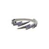 Hip Hop Gold Plated Icy Finger Rings Jewelry Fashion Iced Out Cubic Zirconia Wedding Ring Men Opening Diamond Lightning Ring
