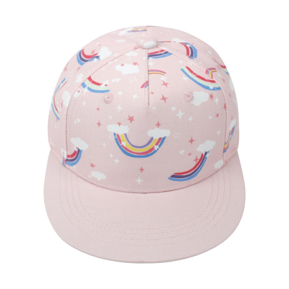 Kids Cartoon Snapback Cap Children's Hip Hop Wide Brim Trucker Hats Outdoor Sport Sun Hat UV Protection Baseball Caps
