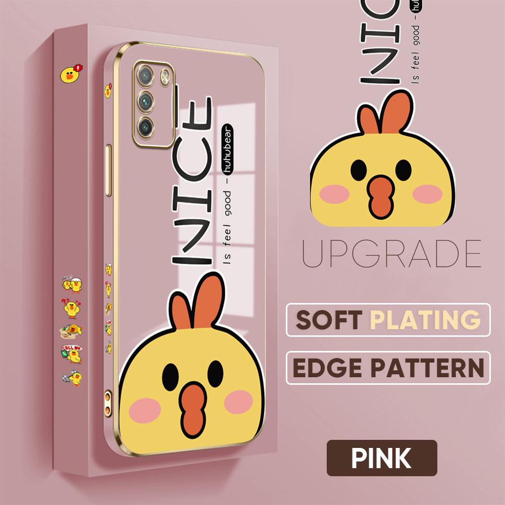 Kolorowe wzory nadruków Kwadratowy wzór krawędzi Obudowa Platerowana obudowa telefonu Luksusowe poszycie Miękkie etui na telefon do Huawei Honor Xiaomi Redmi