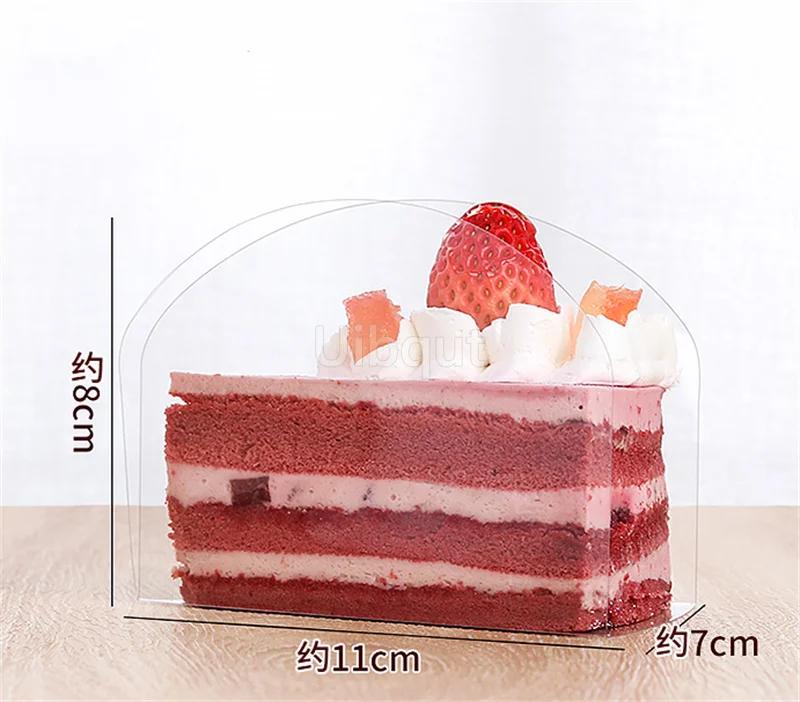 Cake roll separator paper transparent hand-held baking oil resistant square cake decorative edge holder Dessert Mousse Mat paper