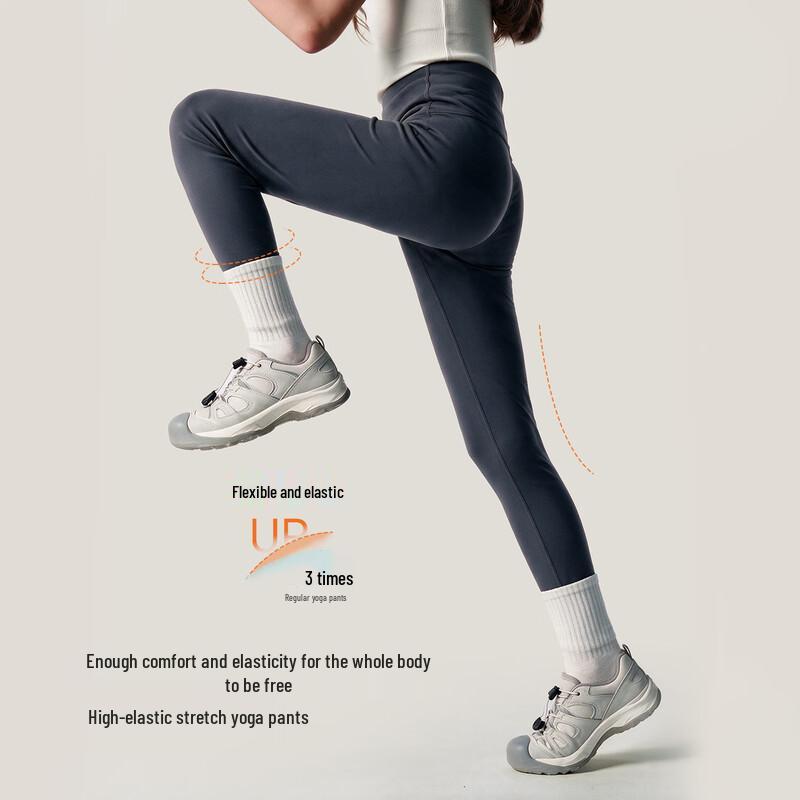Girls' Fleece Lined High-Elastic Slim Leggings