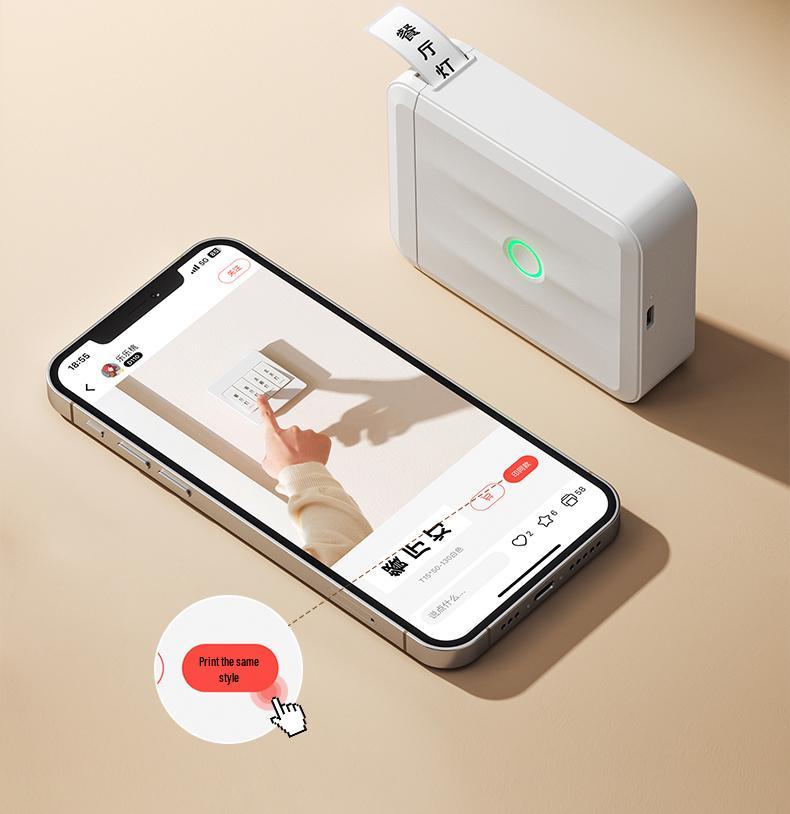 Smart 2" Portable Bluetooth Thermal Label Printer for Price Tags