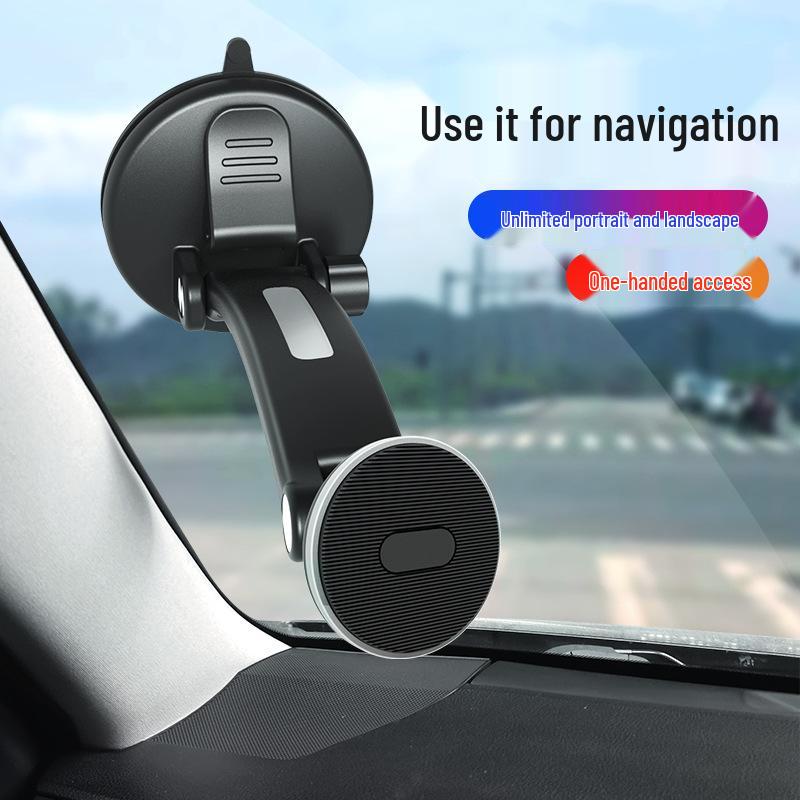 Magnetic Dashboard Car Phone Holder with Suction Cup