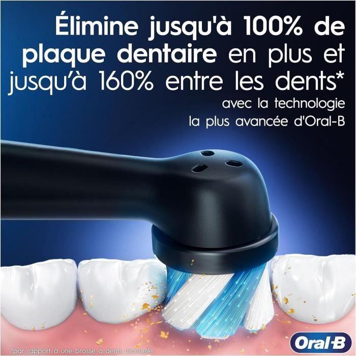 Brosse À Dents Électrique - Oral-B - iO 4 - Noir - 4 Modes - Protection Gencives