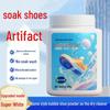 White Shoe Cleaner Kit: Stain Remover & Whitening Foam with Special Brush