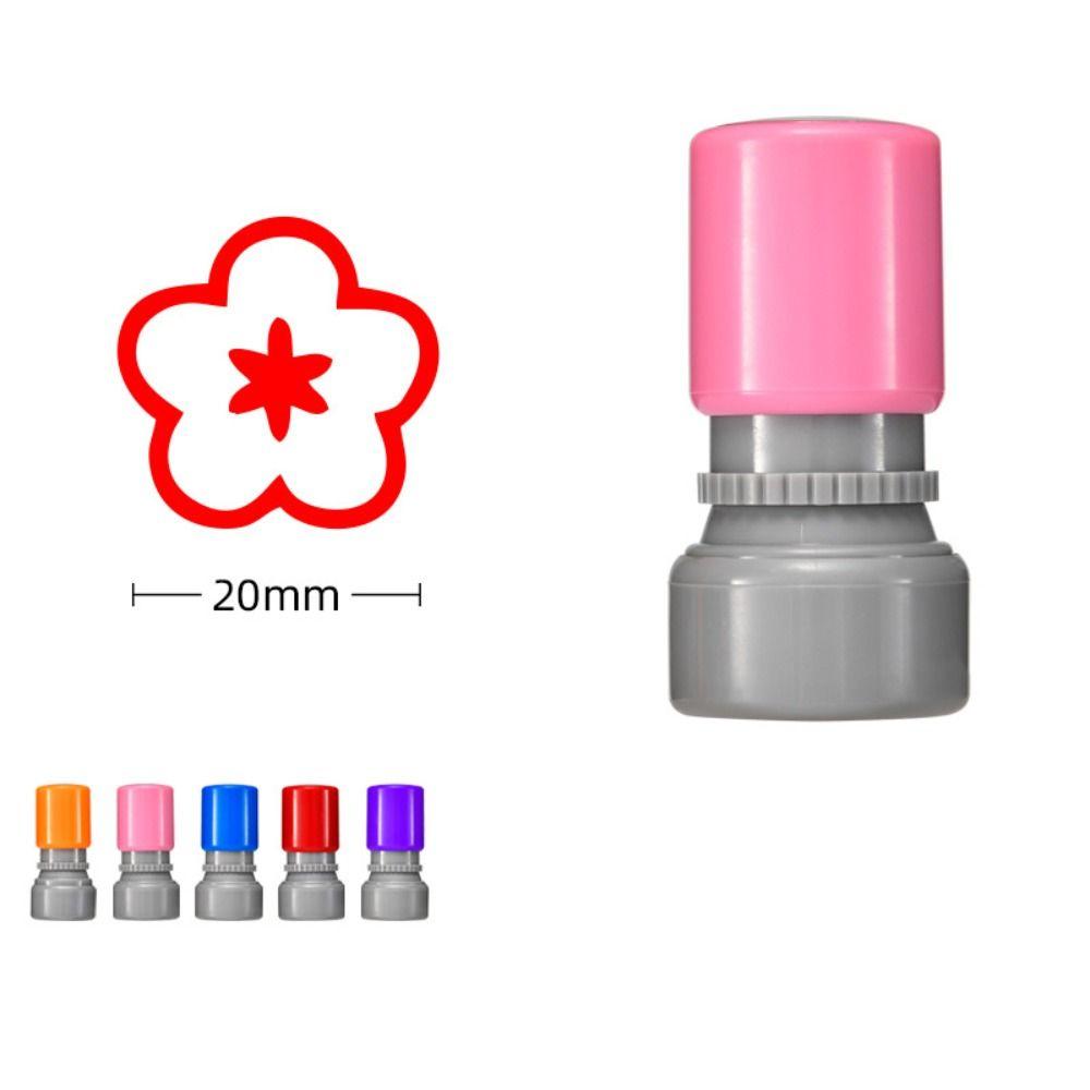 DIY Drawing Toy Star Grading Stamp Self Inking Teacher Review Stamp Rewards Flower Stamp  School