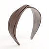 Headband Hairpin Angel Shushu Leather Twisted Hairband Brown Ju Vidastory