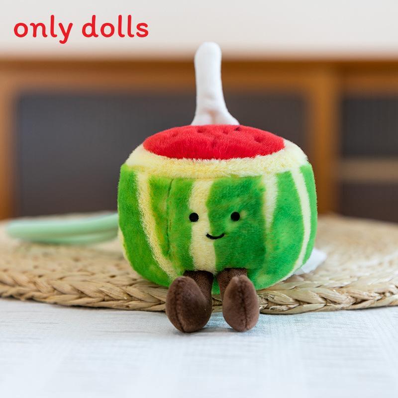 Cuter Coconut Mango Tangerine Fruit Plush Keychain With Soft Pp Cotton For Kids And Gift Enthusiasts