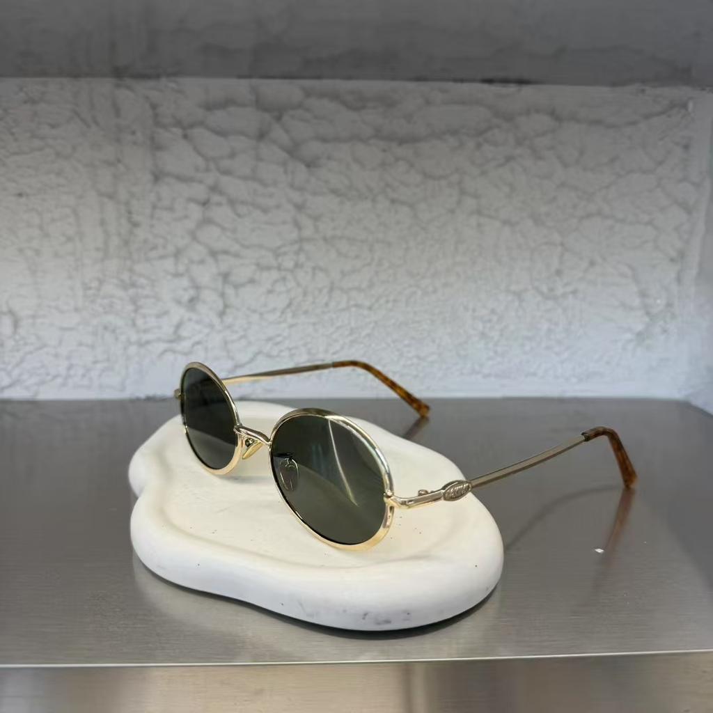 Vintage Oval Sunglasses for Women Men Retro Style UV Protection Driving Travel Fashion Sun Glasses