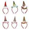 Cute Christmas Tree Headband with Glitter Sequins Hair Hoop Novelty Party Headdress Headwear Party