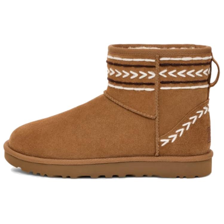 UGG Classic Mini Ritza Comfortable Simple Snow Boots Women boots Brown 1170710-CHE