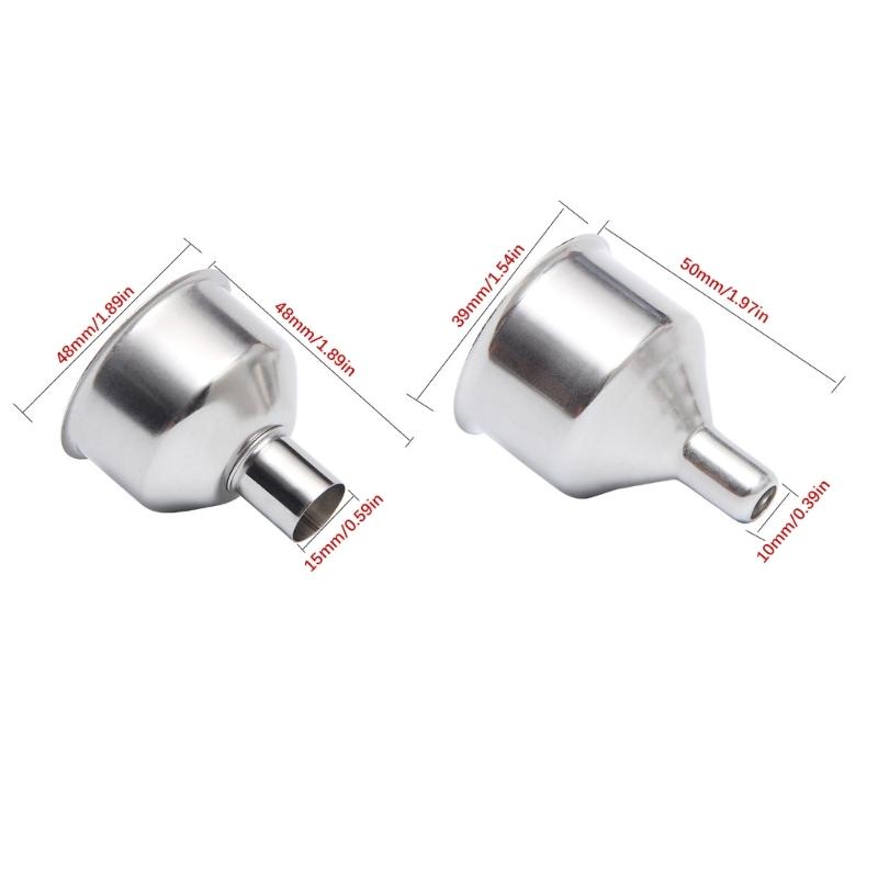 2-pack Multifunktionell Köksvikt i Rostfritt Stål Mångsidig för Olika Vätskor Behållare Oljor och Kryddor