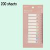 60/90/120/200 Sheets Self Adhesive Sticky Notes Memo Pad Flags Tab Loose-leaf Index Sticker Bookmark Page Sticker Sticky Notes