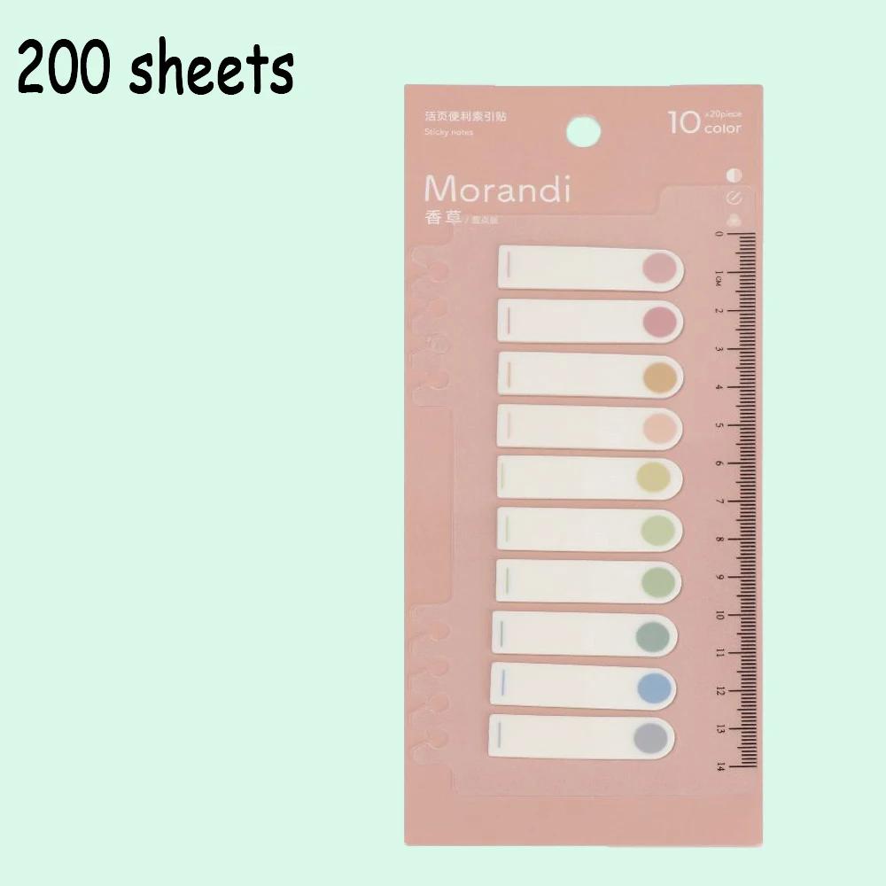 60/90/120/200 Sheets Self Adhesive Sticky Notes Memo Pad Flags Tab Loose-leaf Index Sticker Bookmark Page Sticker Sticky Notes