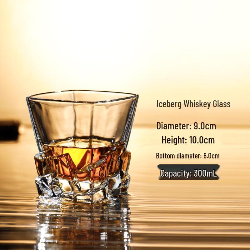 ZISIZ Křišťálová sklenice na whisky a koktejly