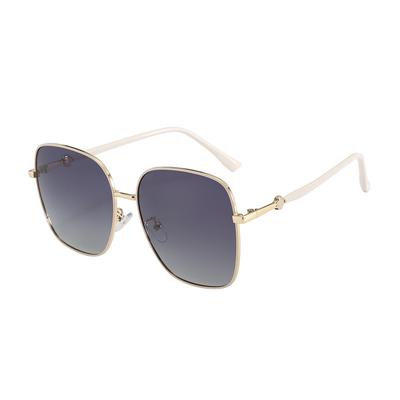 Square Box with Leptin Yan Sunglasses Female Joker Sun Protection Sunglasses Advanced Polarized Sunglasses