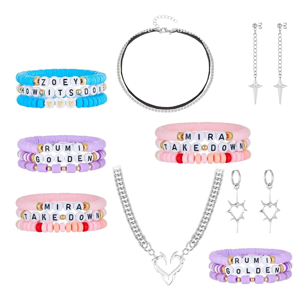 Cosplay Accessories Necklaces, Bracelets And Earrings