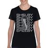 Vintage Gestapeltes Shelby Cobra T-Shirt Amerikanischer Klassiker Racing Mustang GT500 Leistung Angetrieben von Ford Damen-T-Shirt