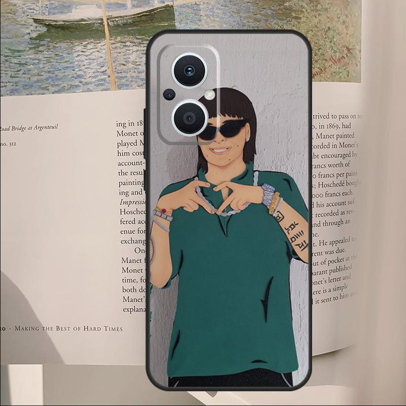 

Peso Pluma Cover For OPPO Reno 12F 11F 13F 14F 10 11 12 13 14 Pro 8 Lite OPPO Find X9 X6 X5 X8 Pro Case OPPO Reno10 5G