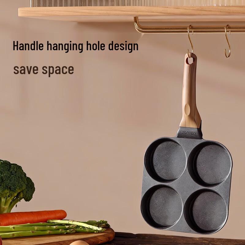 Kalolotte 4-Hole Titanium Non-stick Breakfast Pan