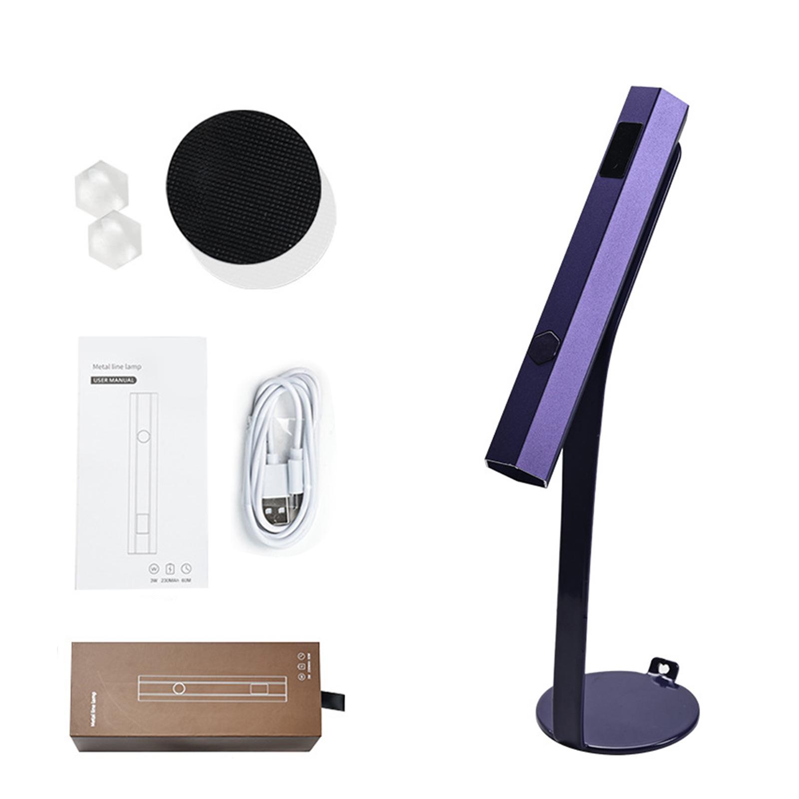 

Светодиодная лампа для сушки ногтей, быстросохнущая лампа для сушки ногтей, ручная металлическая лампа для салонов красоты, домашнего и дорожных условий фиолетовый