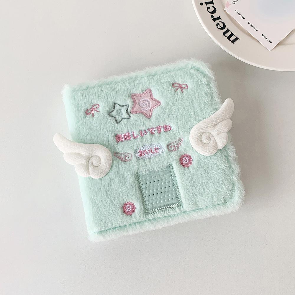 Beautiful Little Angel Loose Leaf Album, A7 Plush 3-inch Polaroid Storage Album, Star Idol Small Card Album, Colorful