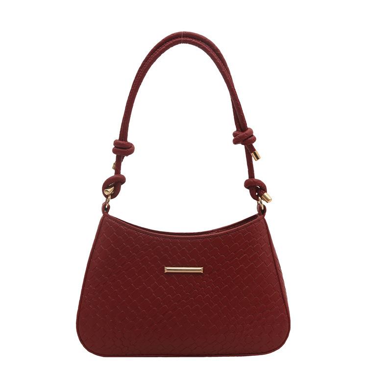 Foreign Style High-value Underarm Bag Women's 2025 Spring New Temperament Light Luxury Retro Fashion Simple Shoulder Bag