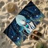 Anaxa Honkai Star Rail Towel Soft Lightweight Anti-Sand Large Beach Towel Quick-Drying Bath Sports Family