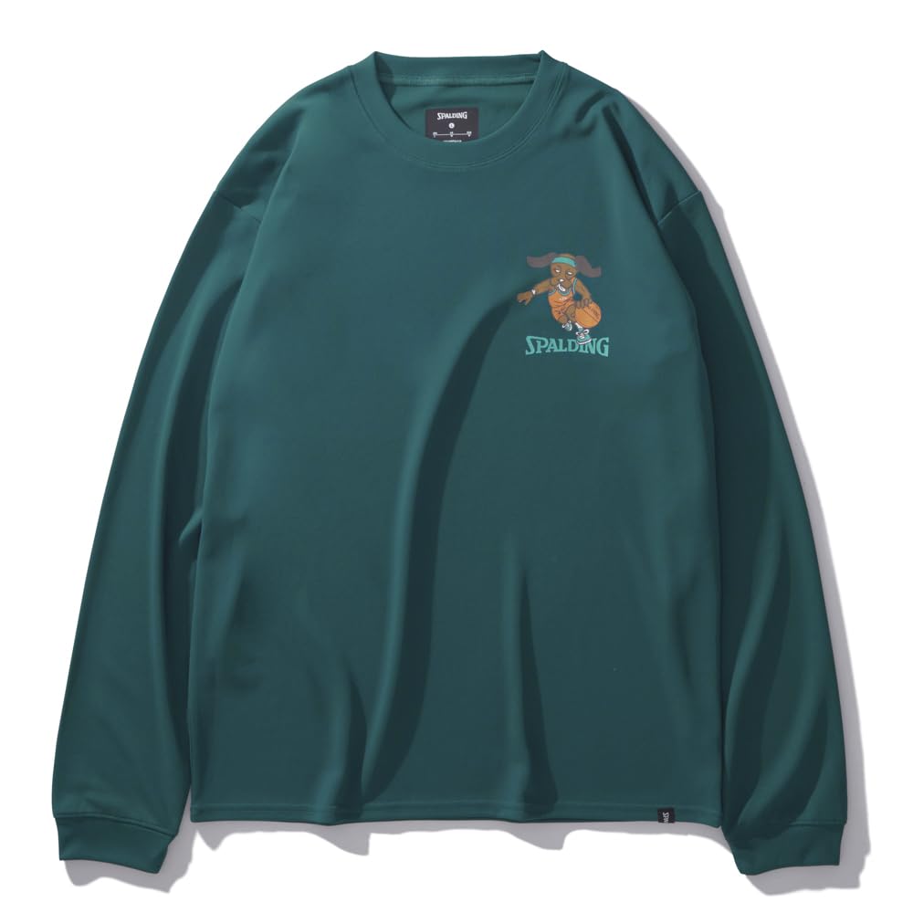 

Spalding Beagle Let s Play Hoops Spikes Long Sleeve T-Shirt, Size XL, SMT24113