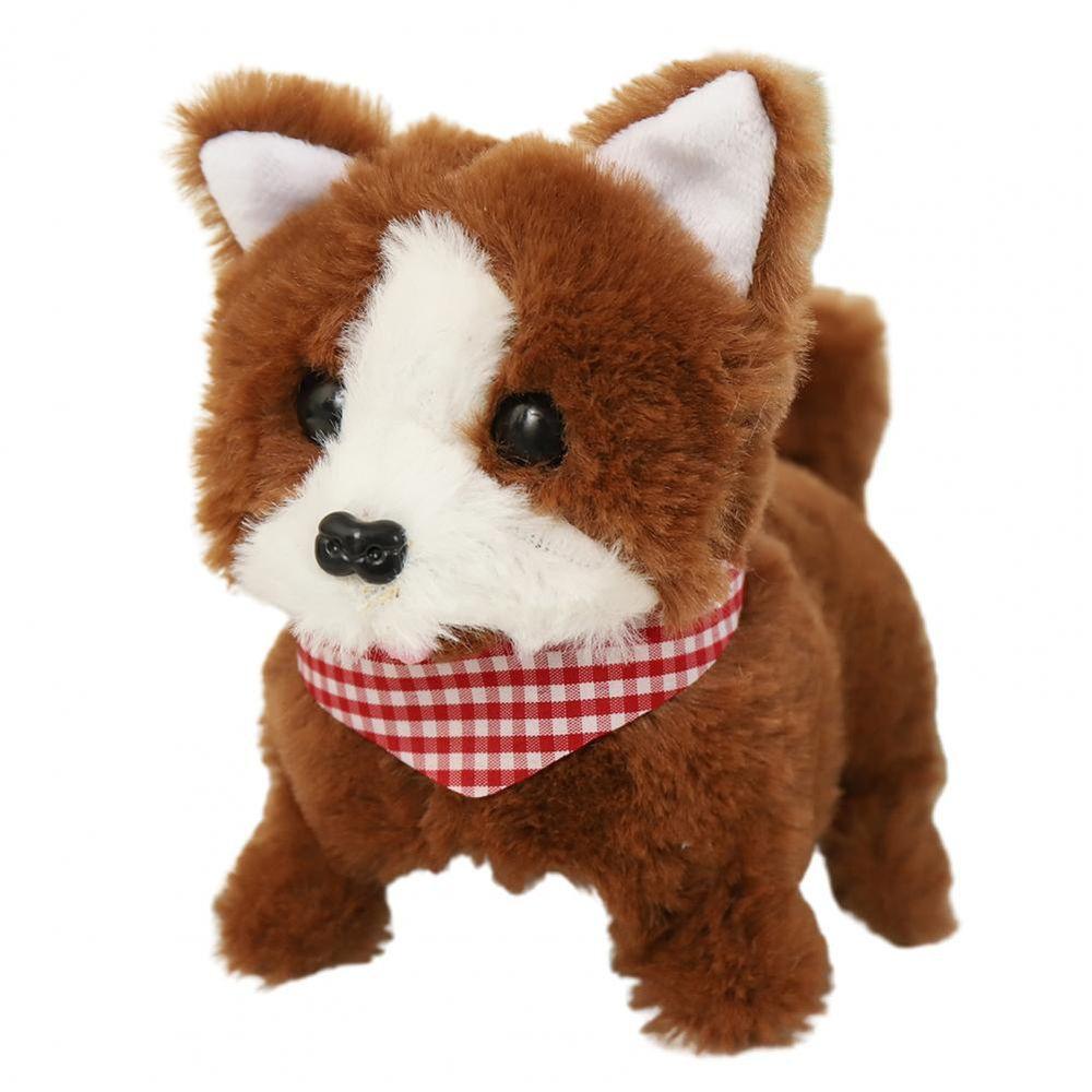 

Игрушка, трясущая попой, Электрическая собака, Плюшевые игрушки, Электрическая плюшевая собака, Имитация собаки, Плюшевая кукла-собака brown-Scarf random color