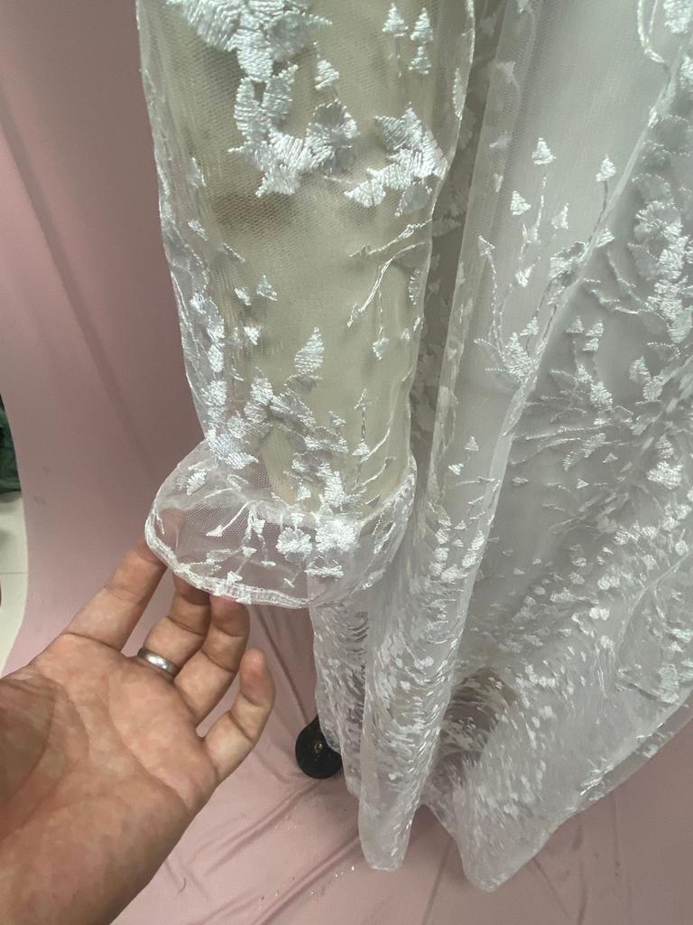 Summer New Wedding Dress Formal Lace Long Sleeve Evening Gown