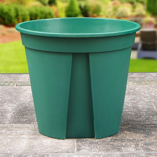 Breathable Control Flower Pot with Air Pruning Design Resin Planter for Blueberries Strawberries Roses Drainage Holes Thickened Beginner Plant Pot for