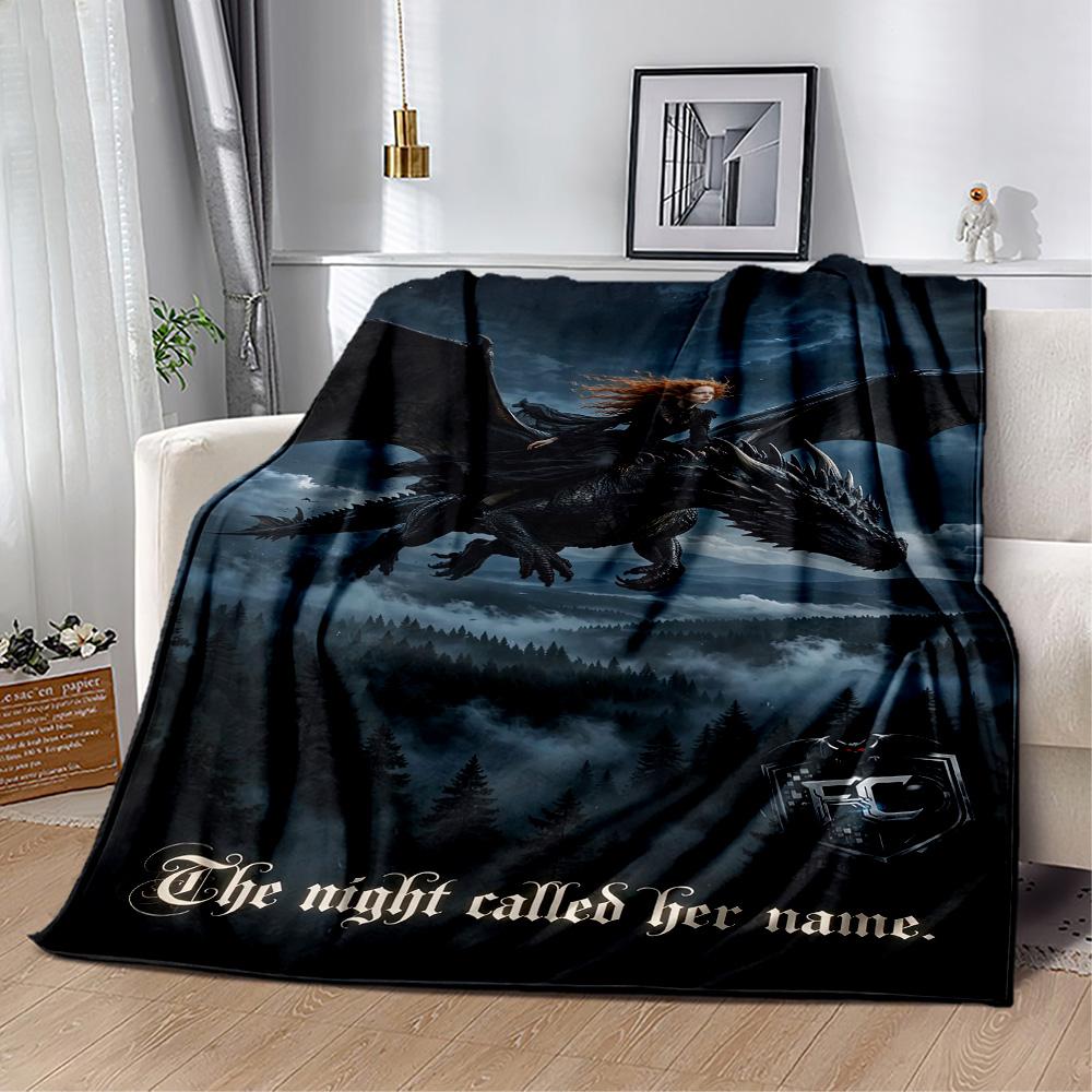 Gothic Style Blanket Ultra-Soft Suitable for Office Bedding Seaside Four Seasons Universal Modern Style Birthday Christmas Gift Blanket