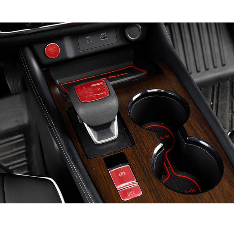 Frame Central Control Gear Shift Panel Buttons Cover Stick Trim Car Accessories For Nissan X-trail Xtrail Rogue