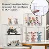 Containerized Designs Acrylic Organizer for Collectible Figures and Blind Box High Definition Transparent Miniature Display Case