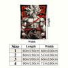 Dragon Ball Z Wall Tapestry Aesthetic Wall Hanging Printed Fabric Blanket Decorative Tapestries For Bedroom Living Room Home Decor